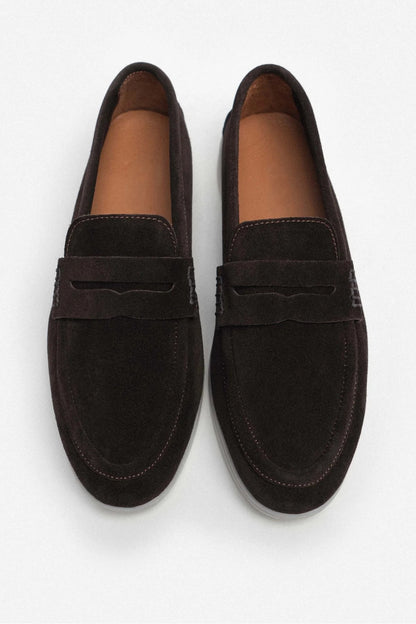 Ballerines X-Harmony marron en cuir véritable