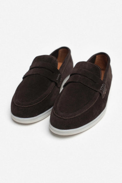Ballerines X-Harmony marron en cuir véritable