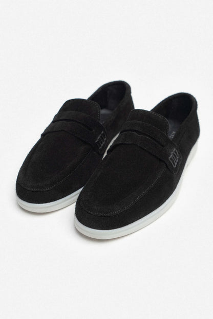 Ballerines X-Harmony noir en cuir véritable