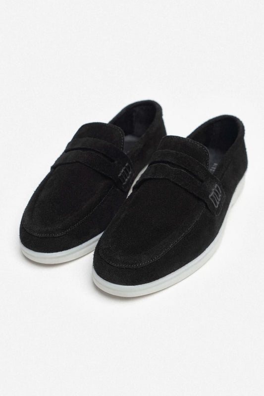 Ballerines X-Harmony noir en cuir véritable