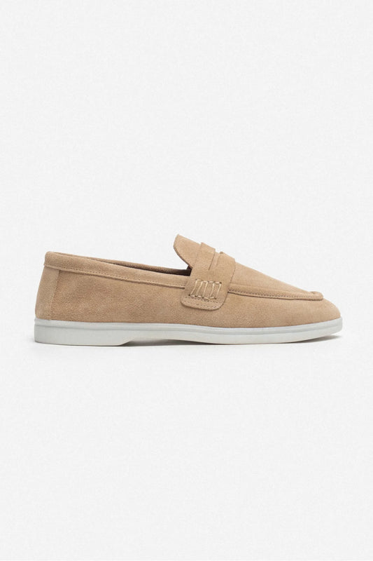 Ballerines X-Harmony nude en cuir véritable