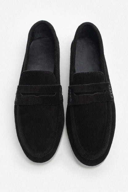 Ballerines X-Harmony noir en cuir véritable