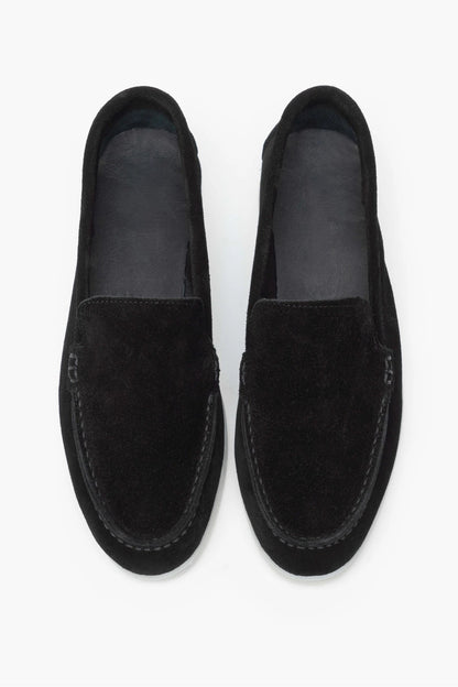 Ballerines Harmony noir en cuir véritable