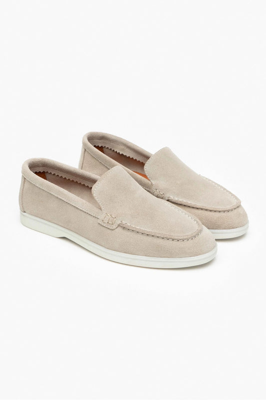 Ballerines Harmony beiges en cuir véritable