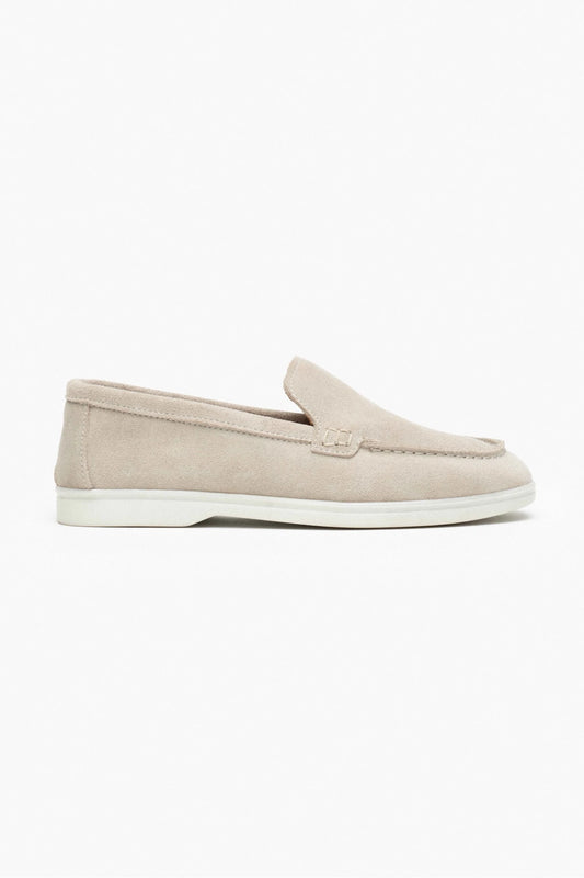 Ballerines Harmony beiges en cuir véritable